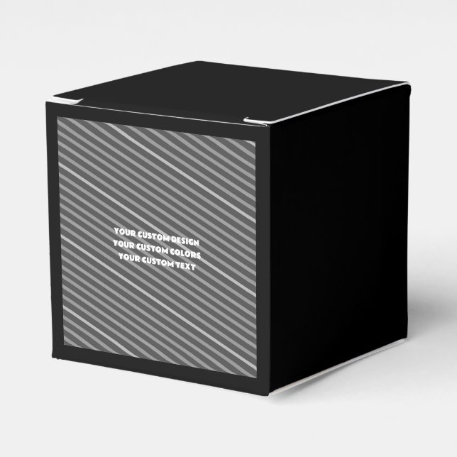 Create Your Own Custom Personalised Favour Box (Front Side)