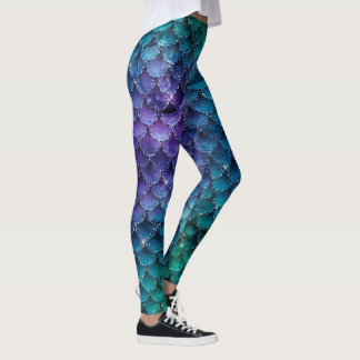 Create Your Own Custom Personalised Fish Mermaid   Leggings