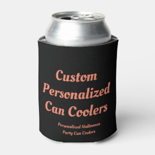 Create Your Own Custom Personalised Halloween Beer Can Cooler