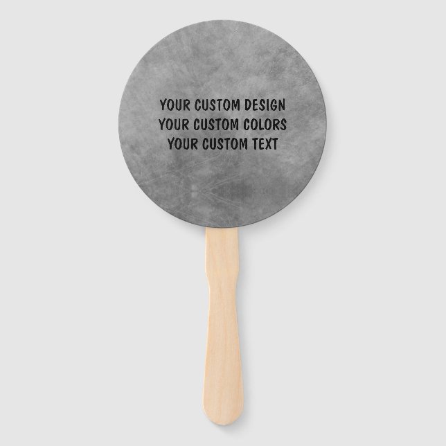 Create Your Own Custom Personalised Hand Fan (Front)