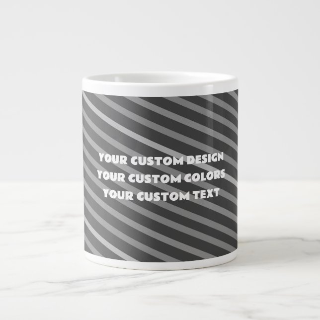 Create Your Own Custom Personalised Large Coffee Mug (Front)