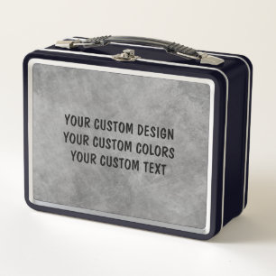 Create Your Own Custom Personalised Metal Lunch Box