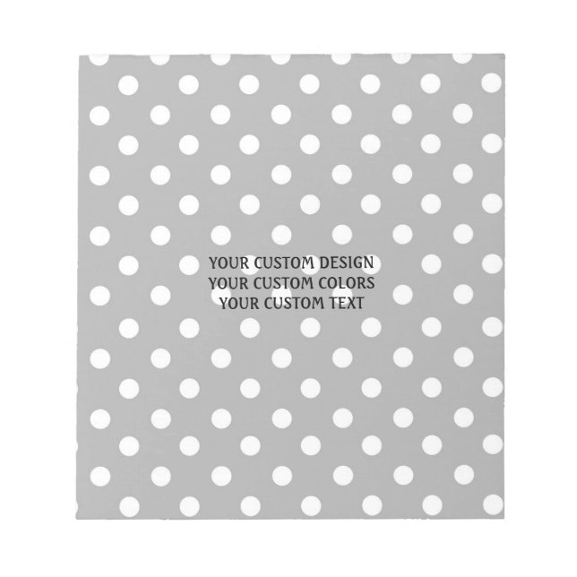 Create Your Own Custom Personalised Notepad (Front)