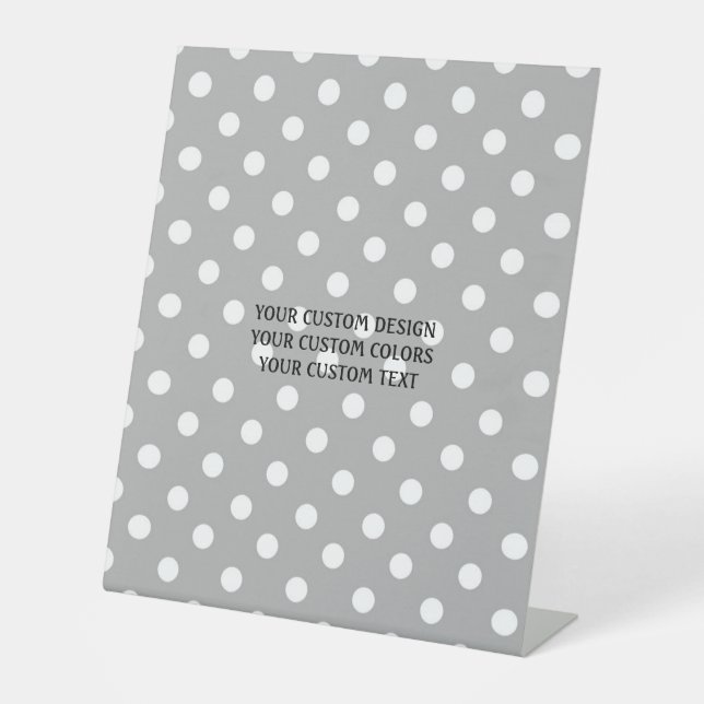 Create Your Own Custom Personalised Pedestal Sign (Front)