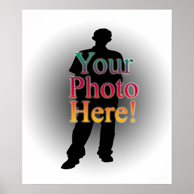 Create Your Own Custom Personalised Photo Poster (Front)