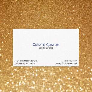 Create Your Own Custom Personalised Professional Business Card