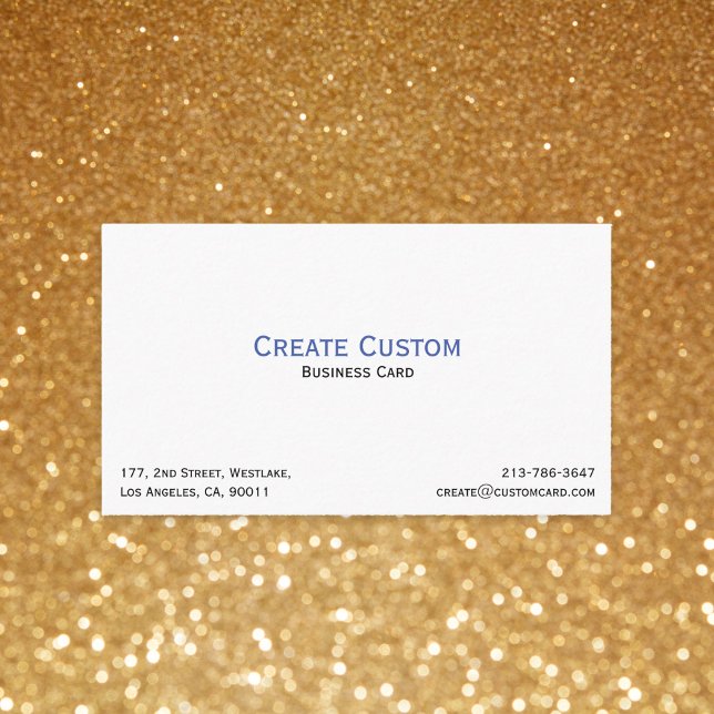 Create Your Own Custom Personalised Professional Business Card (Create Your Own Custom Personalized Professional Business Card)