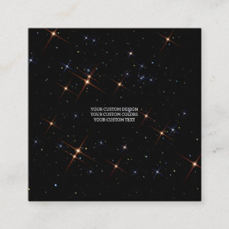 Create Your Own Custom Personalised Square Business Card