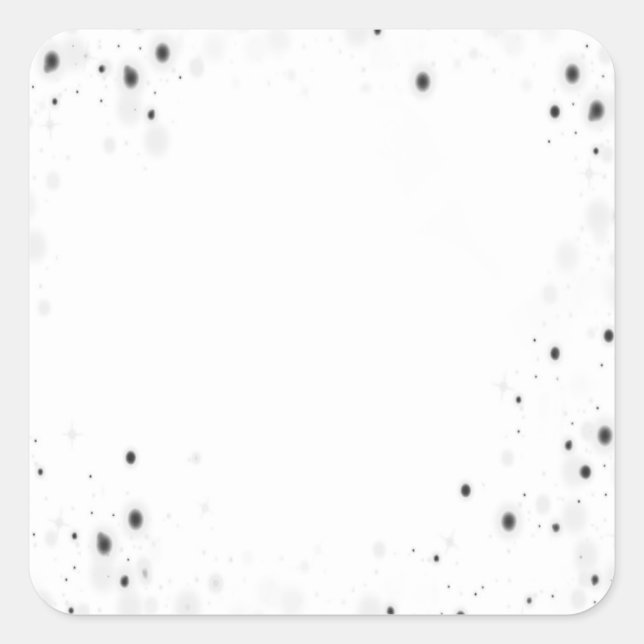 Create Your Own Custom Personalised Square Sticker (Front)