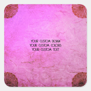 Create Your Own Custom Personalised Square Sticker
