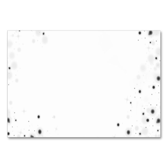 Create Your Own Custom Personalised Table Number (Front)