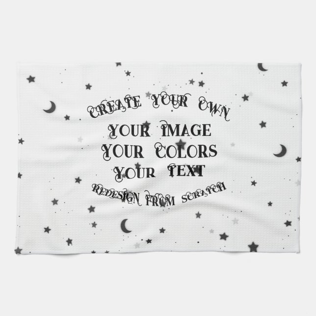Create Your Own Custom Personalised Tea Towel (Horizontal)