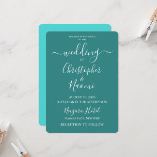 Create Your Own Custom Personalised Wedding Invitation