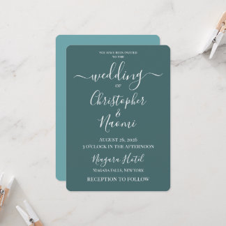 Create Your Own Custom Personalised Wedding Invitation