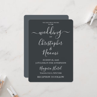 Create Your Own Custom Personalised Wedding Invitation