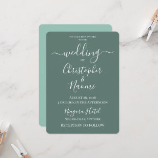 Create Your Own Custom Personalised Wedding Invitation
