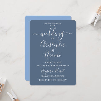 Create Your Own Custom Personalised Wedding Invitation