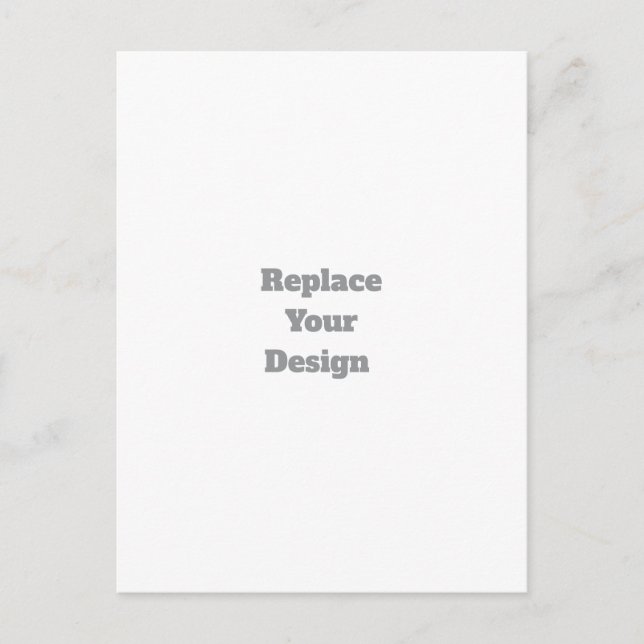 Create Your Own custom personalized Invitation Postcard (Front)