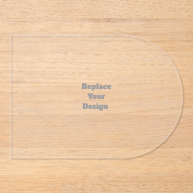 Create Your Own custom personalized﻿ Wedding Acrylic Invitations (Front)