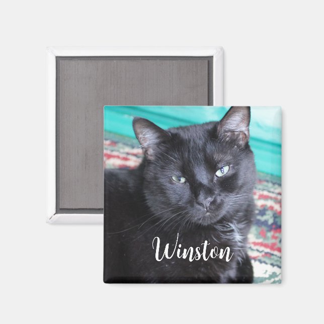 Create Your Own Custom Photo and Name Magnet (Front/Back)