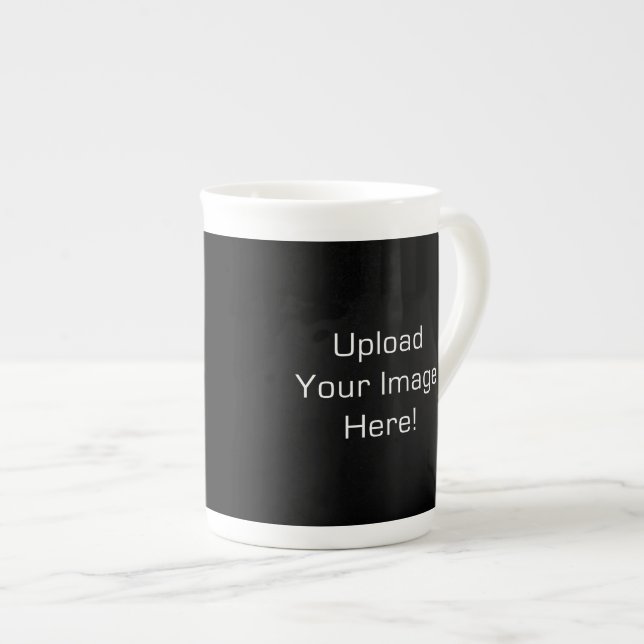Create Your Own Custom Photo Bone China Mug (Front Right)