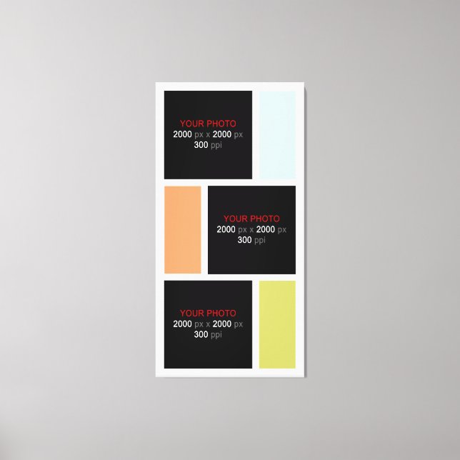 Create Your Own Custom Photo Collage 002 Canvas Print (Front)