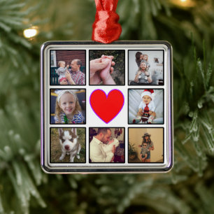 Create Your Own Custom Photo Collage Metal Tree Decoration