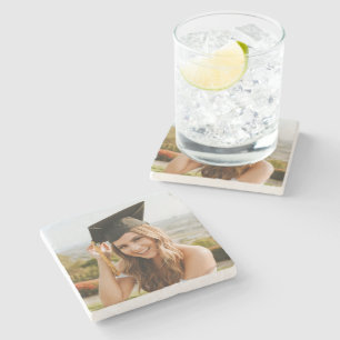 Create Your Own Custom Photo Graduation Party Stone Coaster