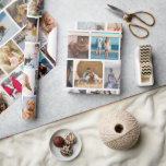 Create Your Own Custom Photo Grid Wrapping Paper<br><div class="desc">The most unique wrapping paper you will ever find! Simply upload your photographs using the template provided and get wrapping.</div>