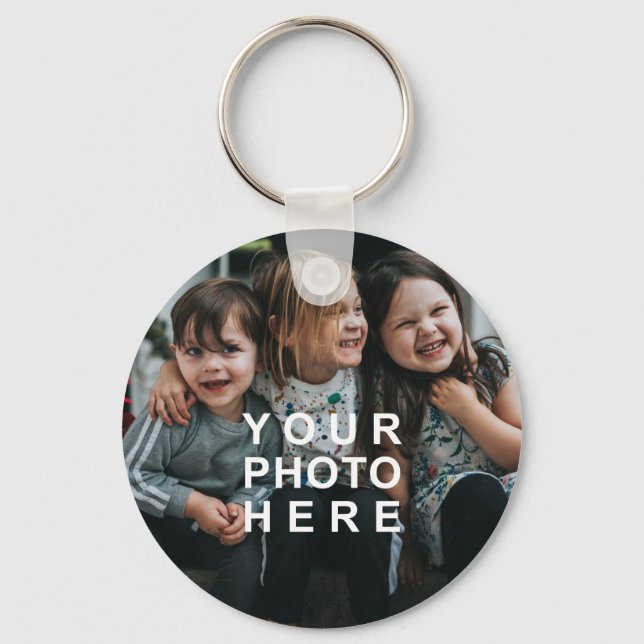 Create Your Own Custom Photo Keychain (Front)