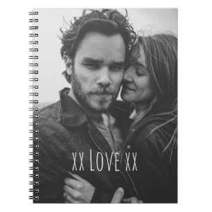 Create Your Own Custom Photo Love Text Notebook
