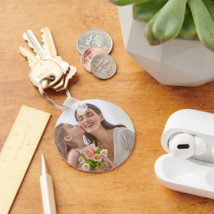 Create Your Own Custom Photo Mothers and Me Key Ring