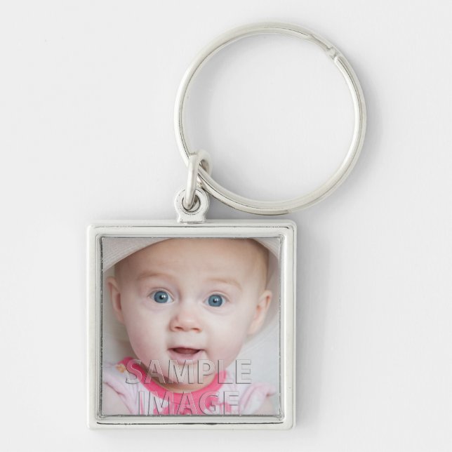 Create Your Own! Custom Photo Template Key Ring (Front)
