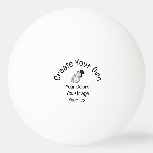 Create Your Own Custom Ping Pong Ball (Front)