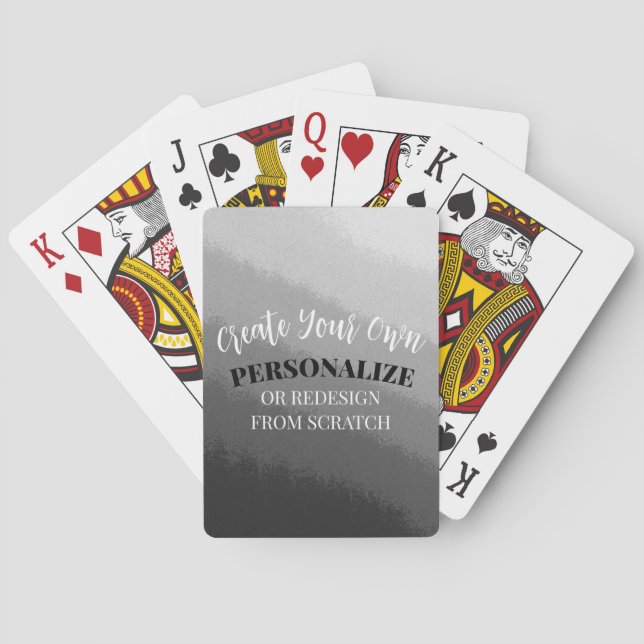 Create Your Own Custom Playing Cards (Back)