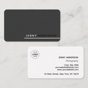 Create Your Own Custom Professional Modern Simple Business Card