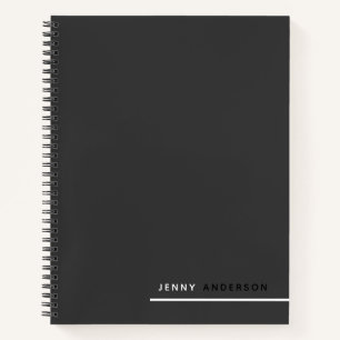 Create Your Own Custom Professional Modern Simple Notebook