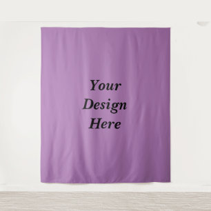 Create Your Own Custom Purple Personalised Tapestry