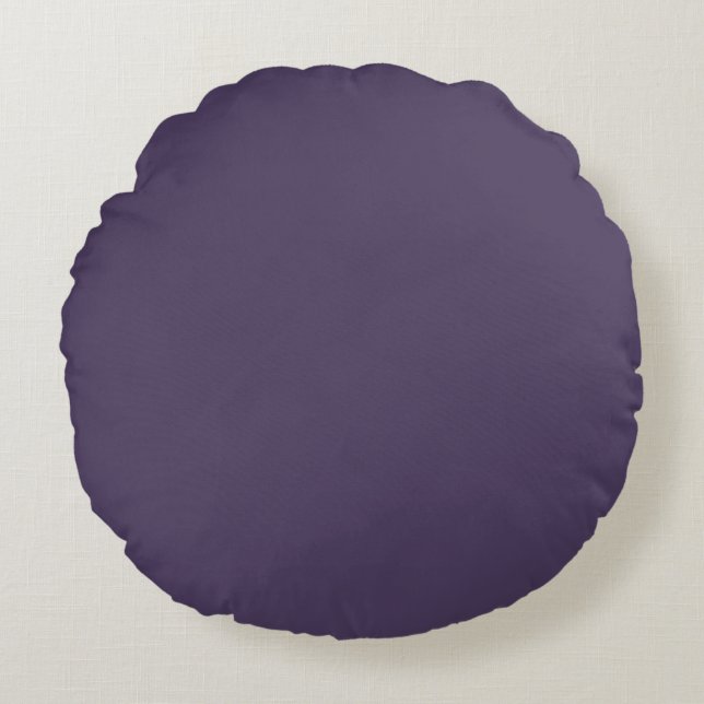 Create Your Own Custom Purple Round Cushion (Front)