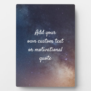 Create Your Own Custom Quote - Night Sky Plaque