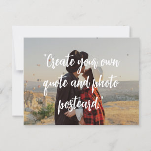 Create Your Own Custom Quote On Picture Postcard