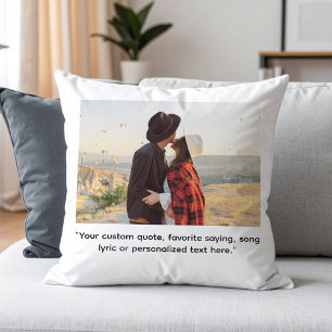 Create Your Own Custom Quote Personalised Photo Cushion