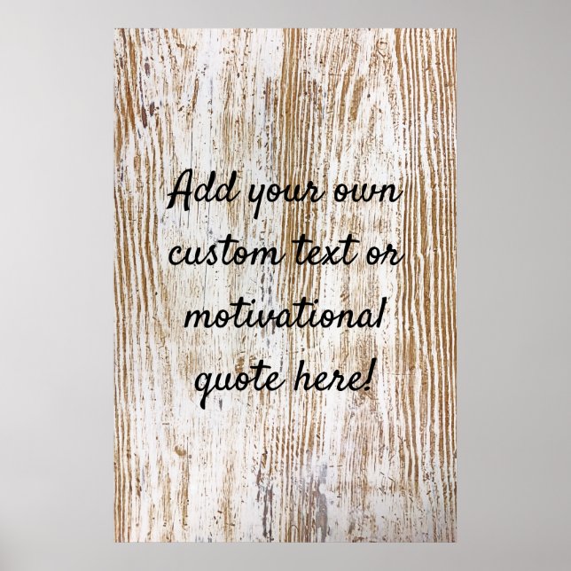 Create Your Own Custom Quote Poster (Front)