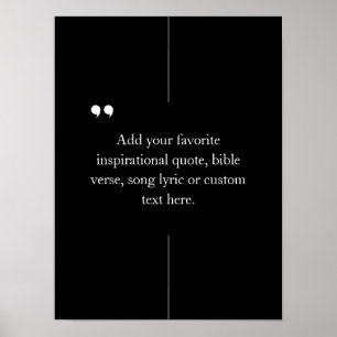 Create Your Own Custom Quote Poster