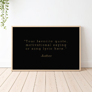 Create Your Own Custom Quote Poster
