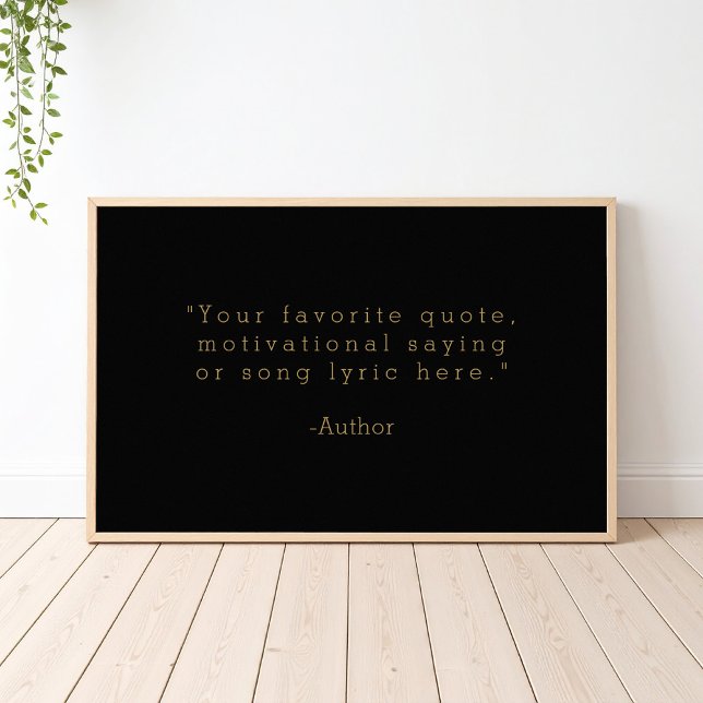 Create Your Own Custom Quote Poster (Creator Uploaded)