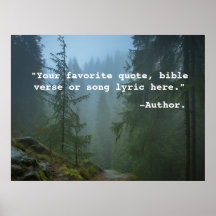 Create Your Own Custom Quote Poster Text & Image 1