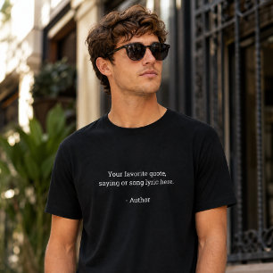 Create Your Own Custom Quote T-Shirt