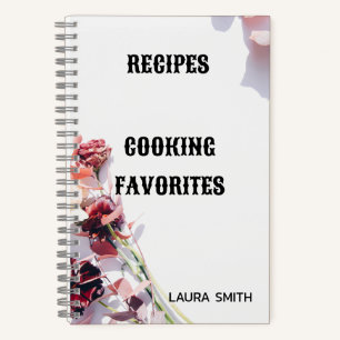 Create Your Own Custom Recipe Book Floral