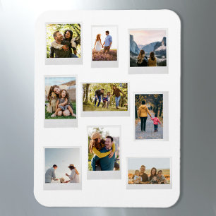 Create Your Own Custom Retro Instant Photo Collage Magnet